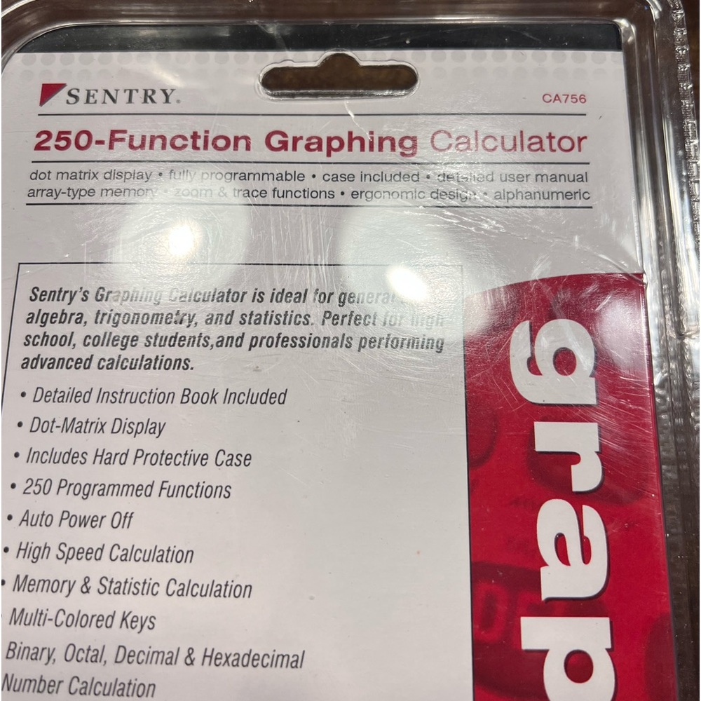 NWT Graphing Calculator - Picture 3 of 4